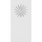 Ekena Millwork Standard Foster Flower Plinth Block With Square Edge, 3 1/2"W x 7"H x 1"P PBP035X070X100FOS09 - alternate 3